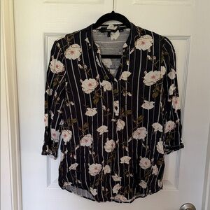 Vero Moda Black Floral Blouse